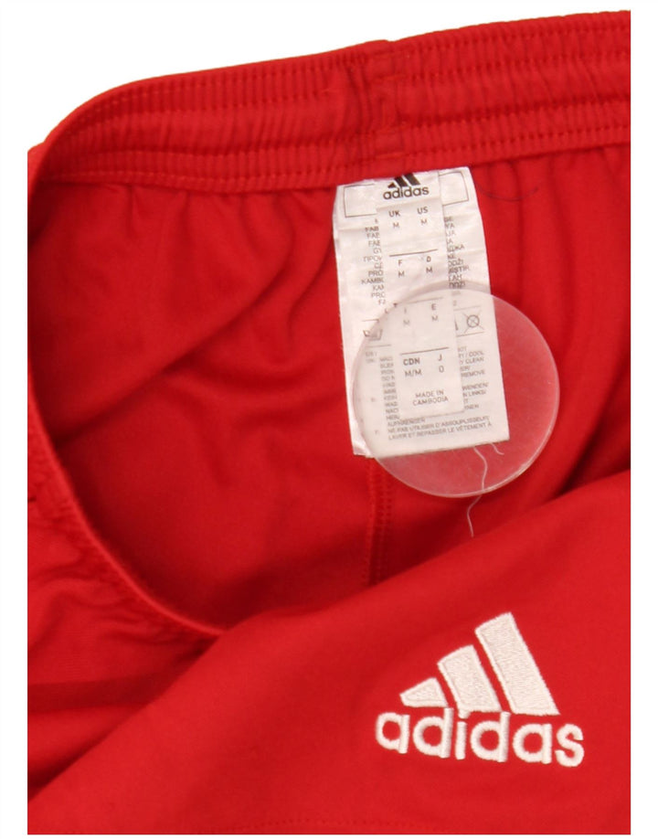 Pantaloncini sportivi da uomo Adidas Sport in poliestere rosso medio