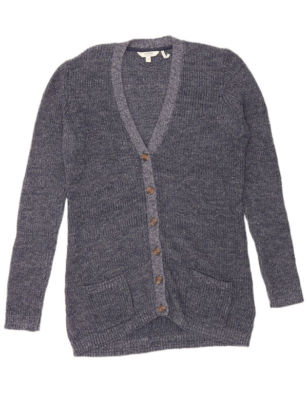 Maglione cardigan da donna Fat Face UK 12 Cotone medio blu navy