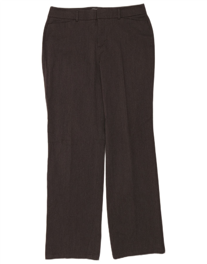 DOCKERS Pantaloni casual dritti da donna Ideal Fit US 10 Large W32 L32 Grigio