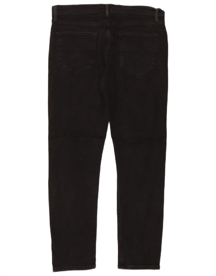 Jeans slim da uomo Marks & Spencer W34 L31 cotone nero