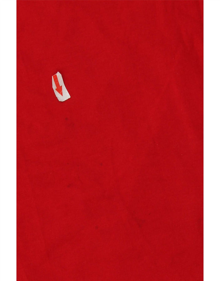 T-shirt grafica da uomo Hugo Boss Top grande in cotone rosso