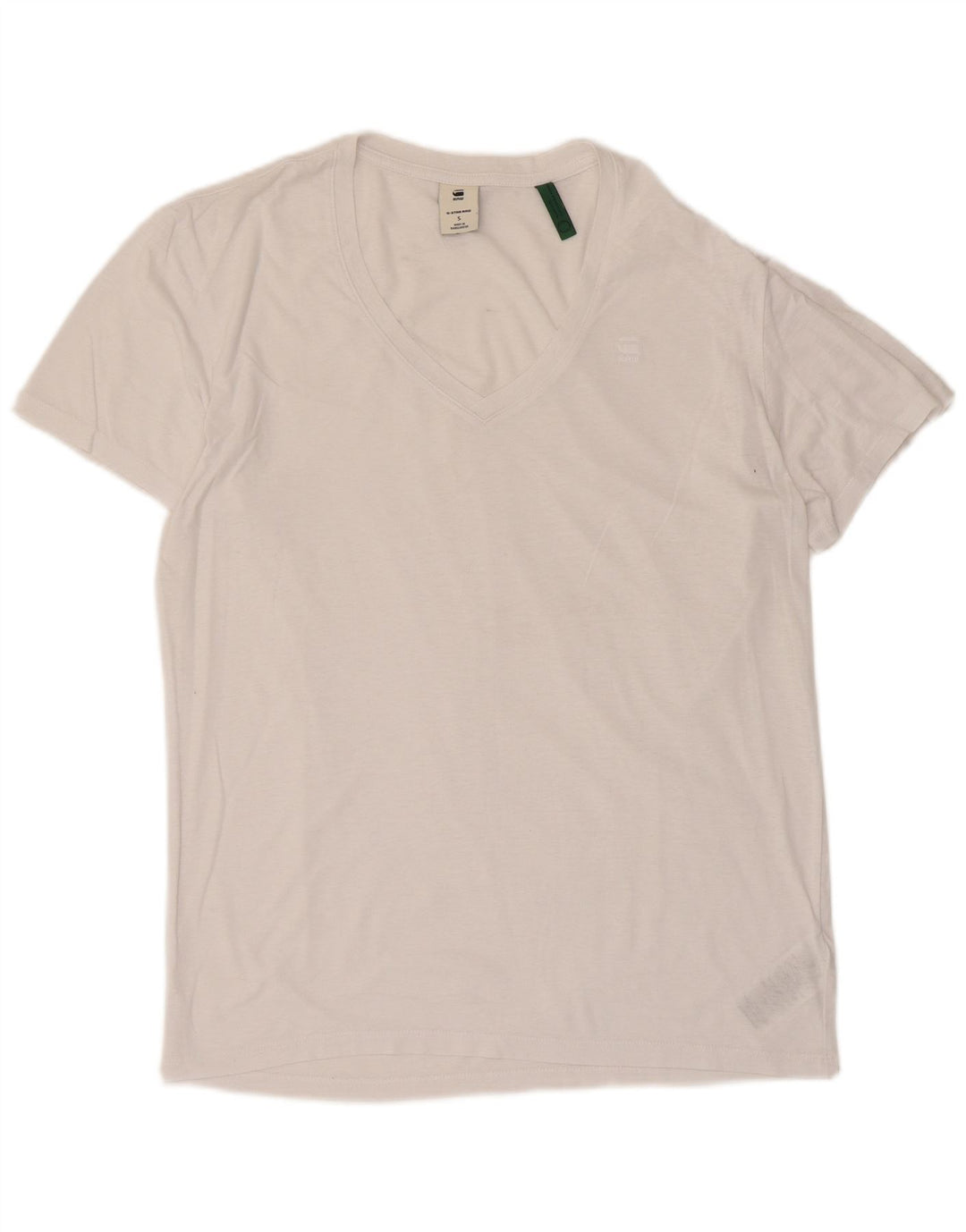 T-shirt da uomo G-Star Top piccola in cotone bianco