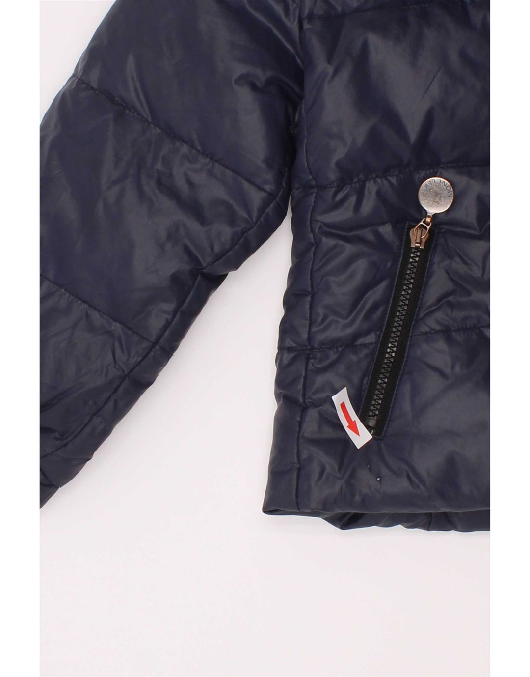Moncler Giubbotto Imbottito Neonato 18-24 Mesi Blu Navy In Poliammide