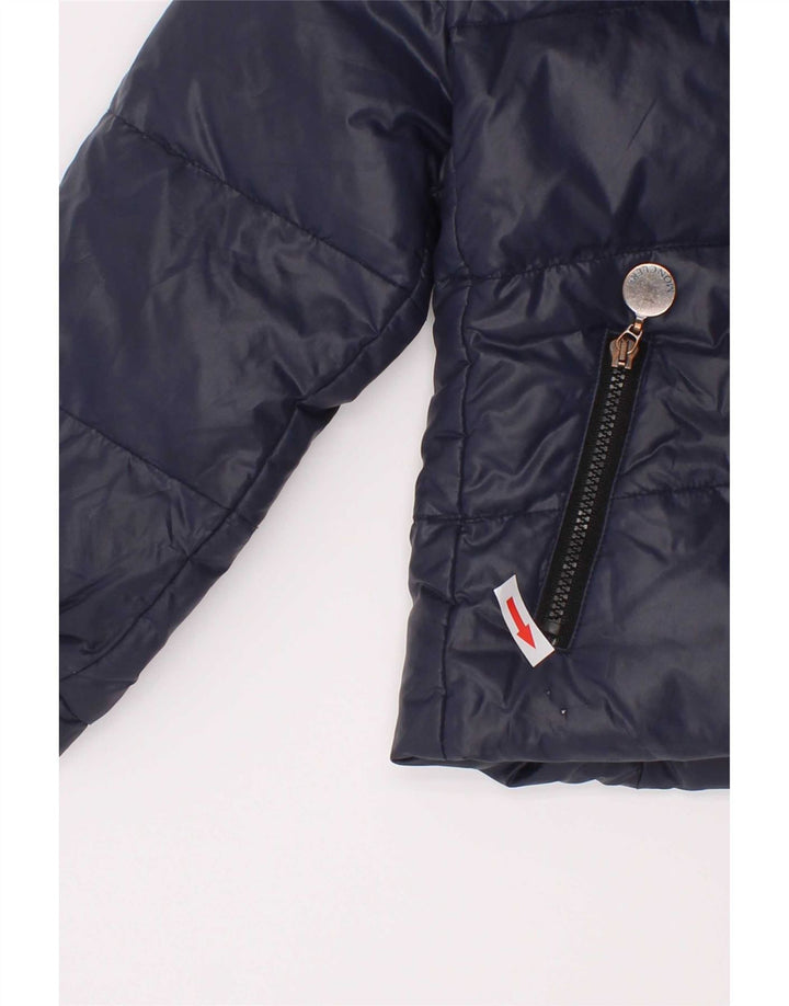 Moncler Giubbotto Imbottito Neonato 18-24 Mesi Blu Navy In Poliammide