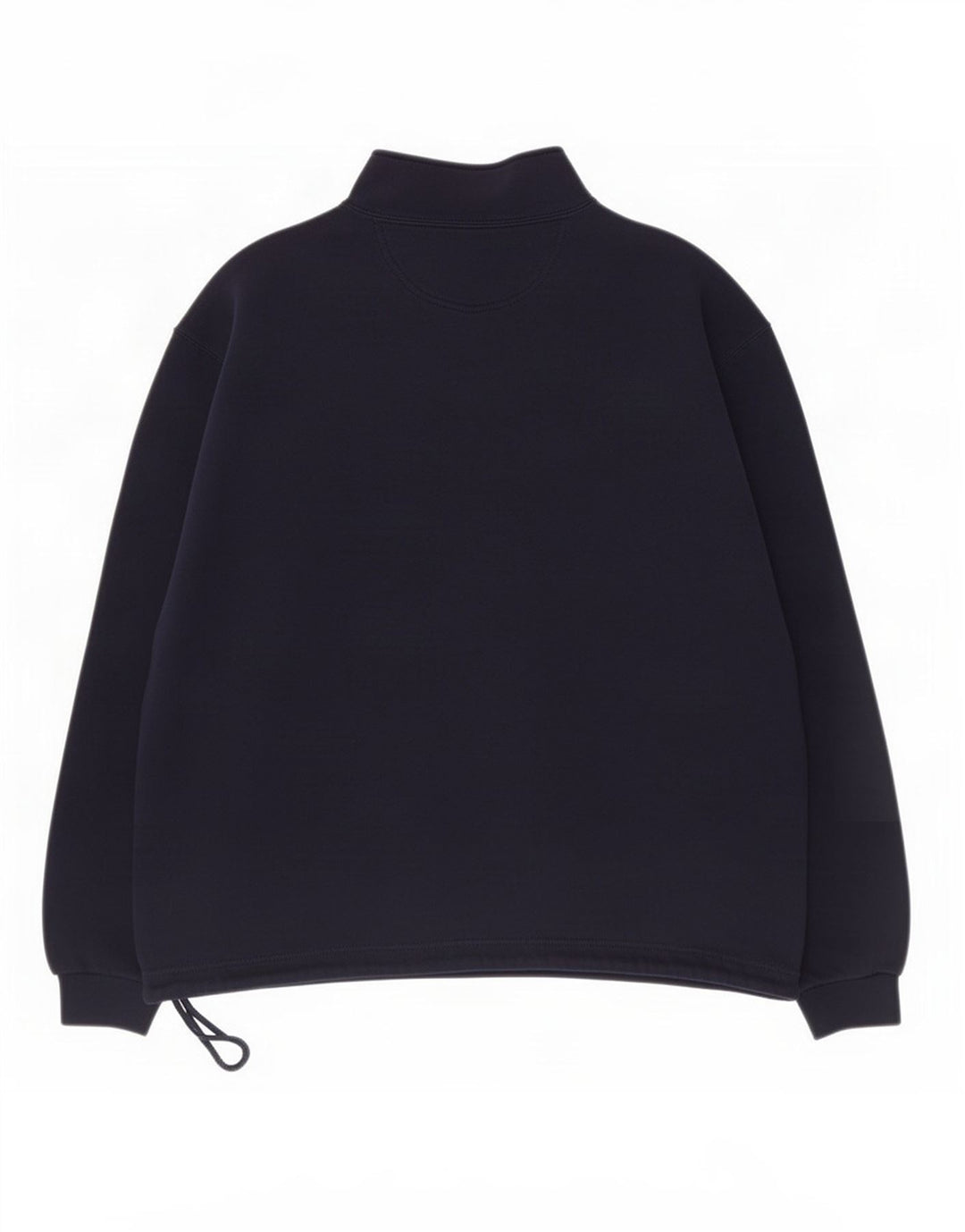 Felpa Champion da uomo con zip e collo, maglione grande, blu navy