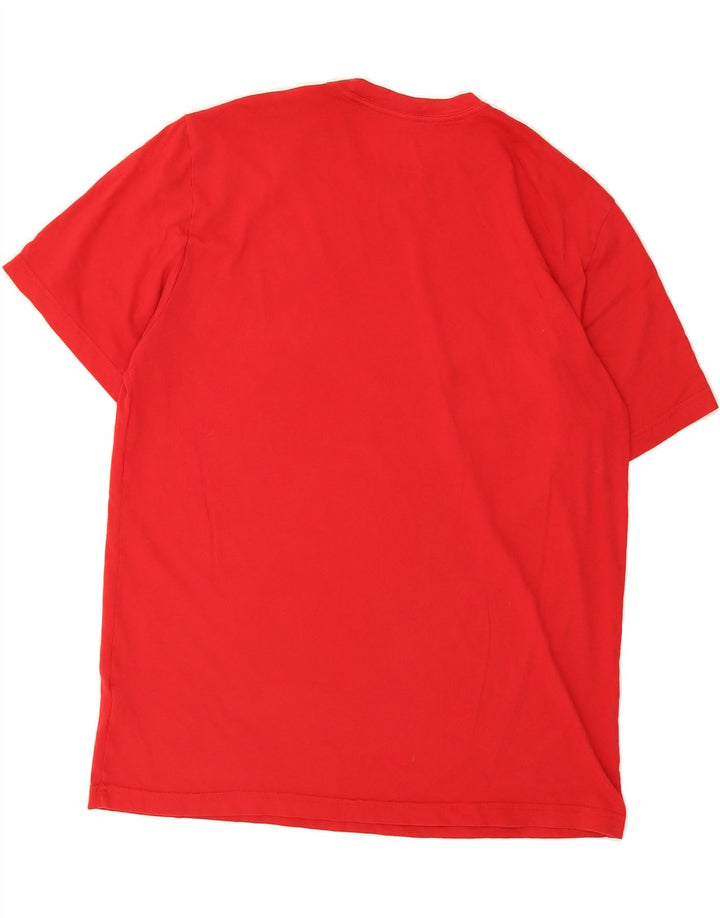 NIKE Mens Dri Fit T-Shirt Top Medium Red Cotton Vintage Nike and Second-Hand Nike from Messina Hembry 