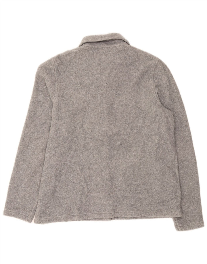 Giacca in pile da donna L.L.Bean UK 14 Poliestere grigio medio