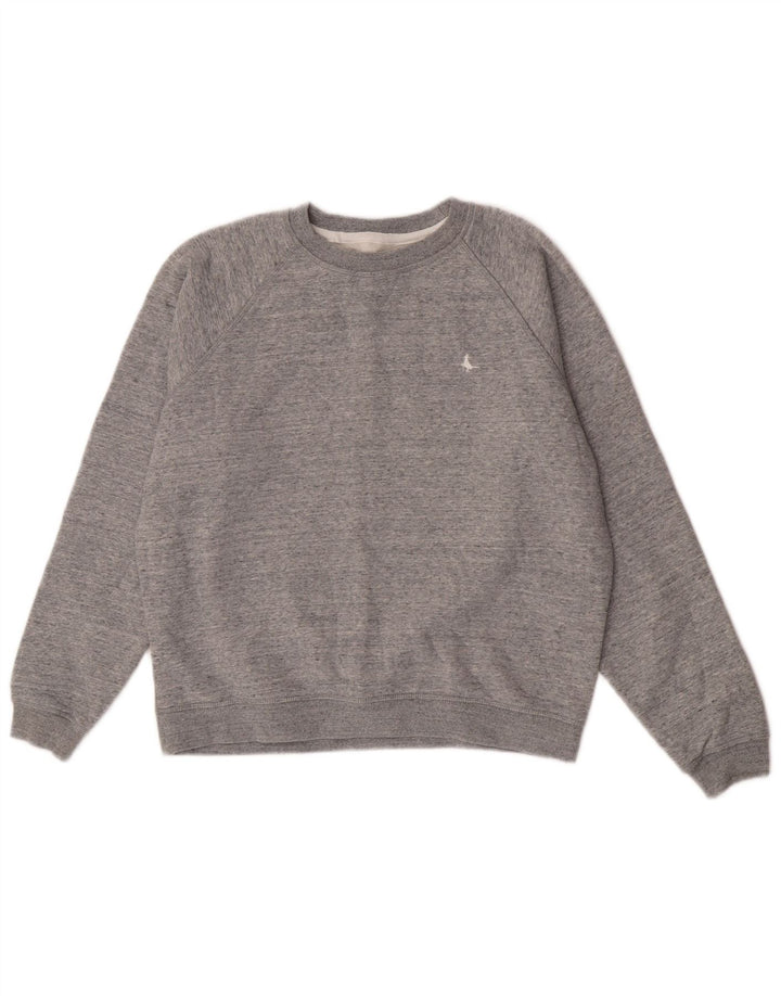 Felpa da donna Jack Wills Jumper UK 12 Cotone grigio medio