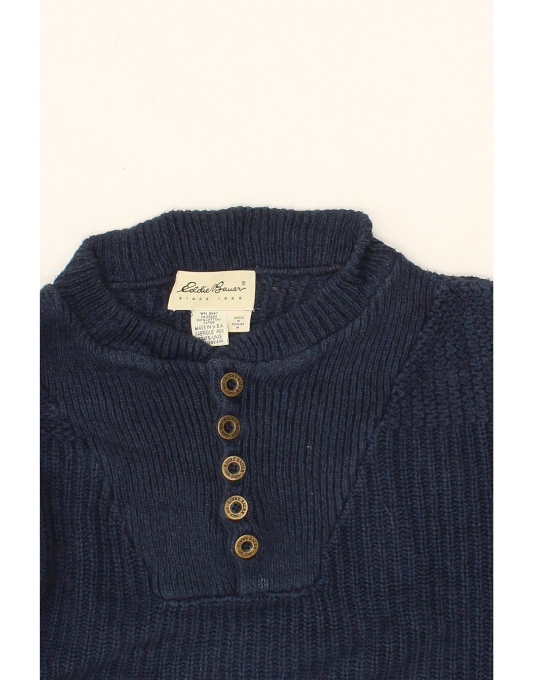 EDDIE BAUER Maglione maglione girocollo da uomo vestibilità ampia blu navy medio