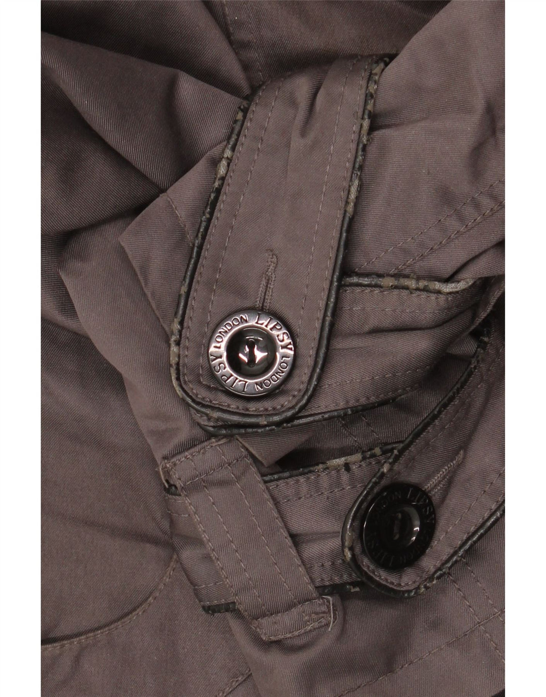 Trench da donna Lipsy UK 12 Poliestere grigio medio