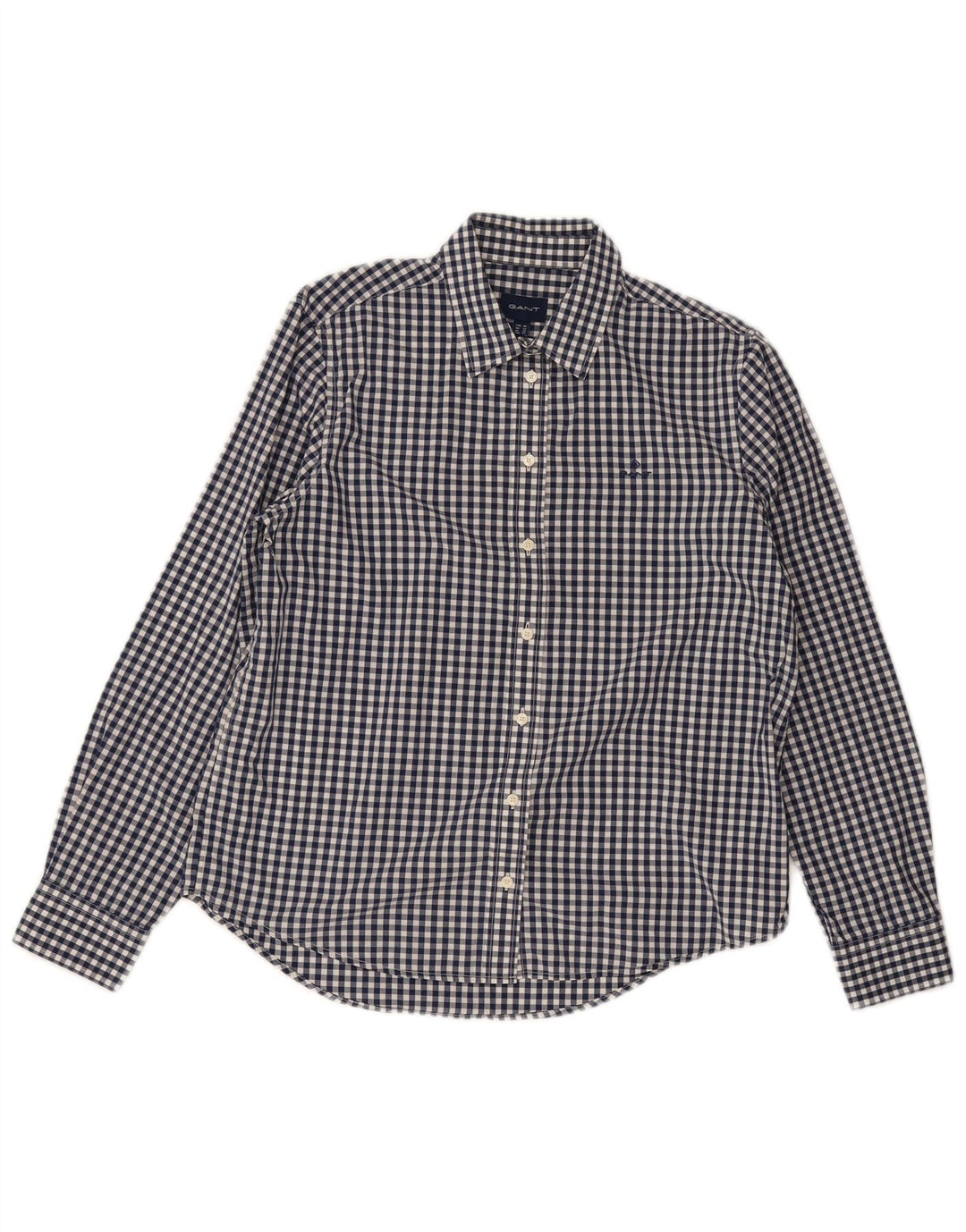 Camicia da donna Gant UK 12 Cotone a quadretti blu medio