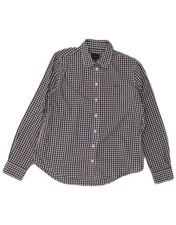 Camicia da donna Gant UK 12 Cotone a quadretti blu medio