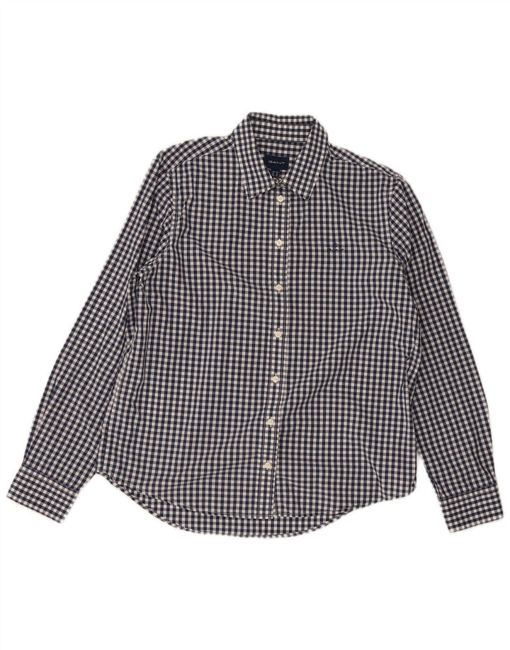 Camicia da donna Gant UK 12 Cotone a quadretti blu medio