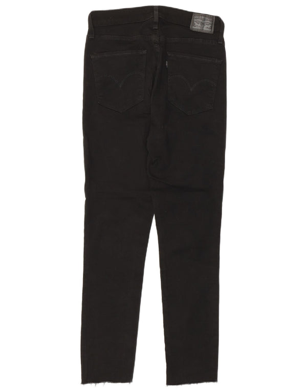 Levi's Womens 721 High Rise Skinny Jeans W29 L27 Black