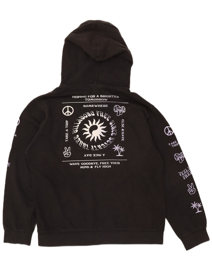 Maglione con cappuccio grafico da uomo BILLABONG medio nero