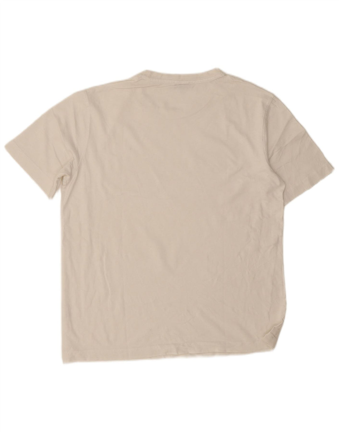 T-shirt Zara da uomo Top in cotone bianco medio