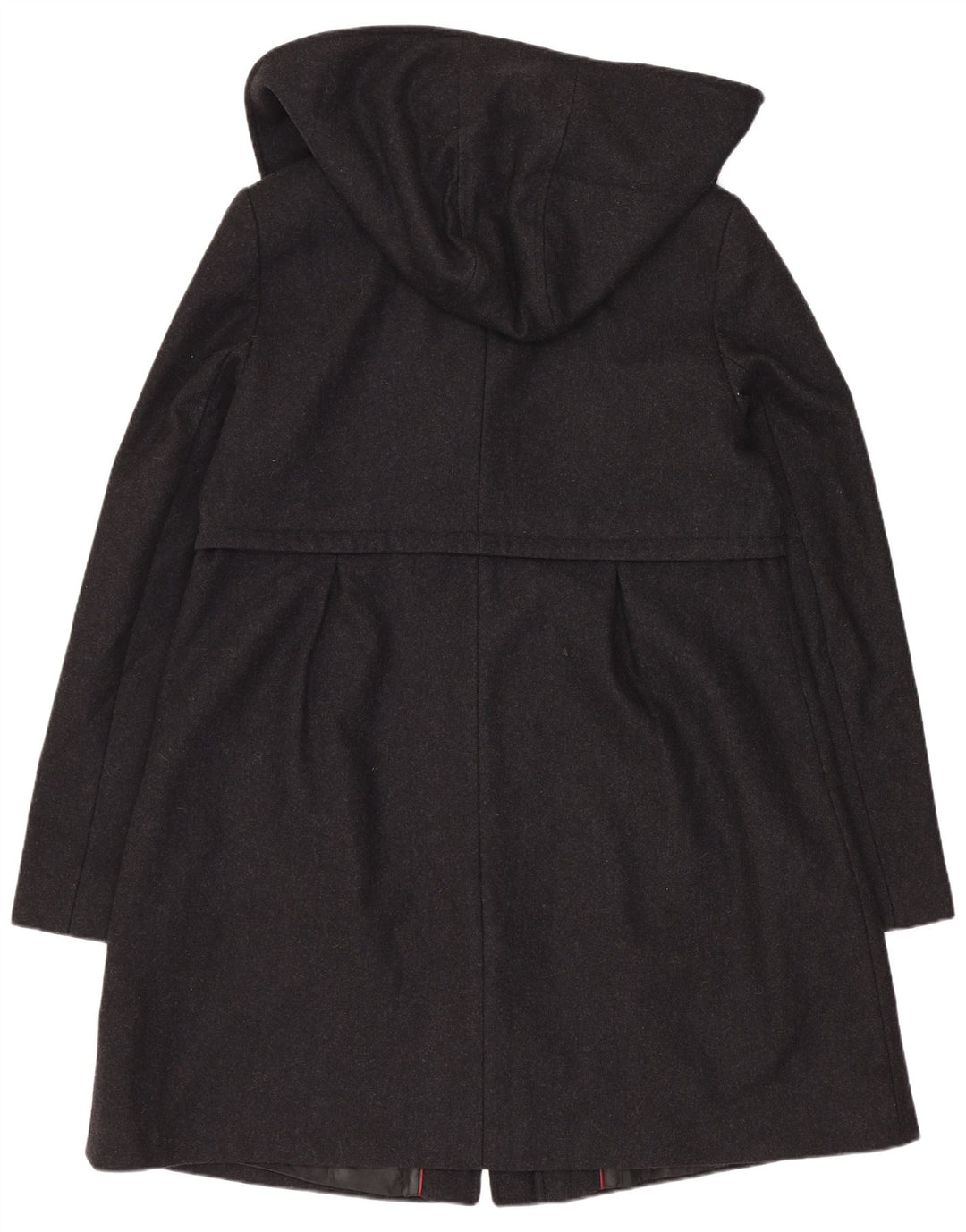 Soprabito con cappuccio da donna Dkny US 14 XL in lana grigia