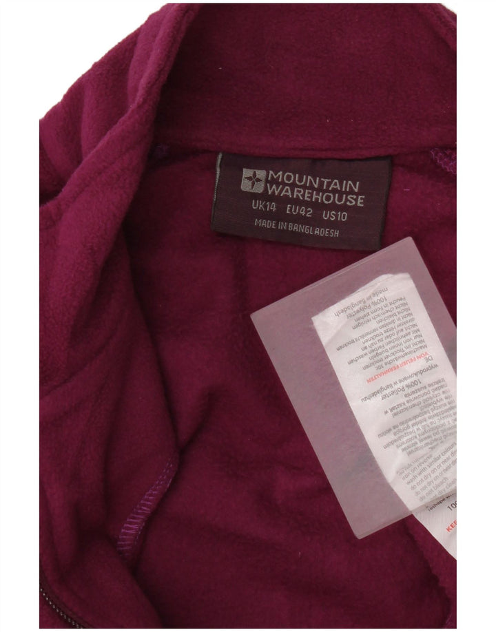 Giacca in pile da donna Mountain Warehouse UK 14 Large Viola Poliestere