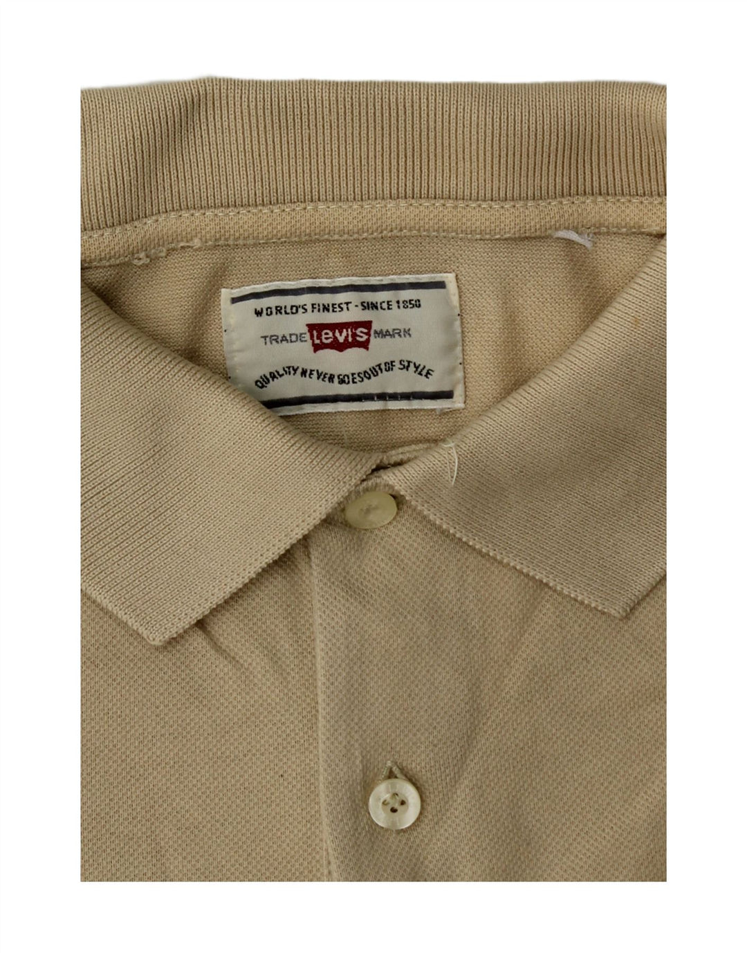 LEVI'S Boys Polo Shirt 13-14 Years Beige