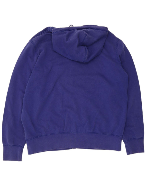 Felpa con cappuccio e zip Nike da uomo XL in cotone blu