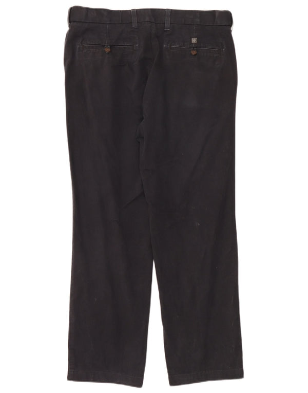 Pantaloni chino vestibilità regolare da uomo Marks & Spencer W34 L29 cotone nero