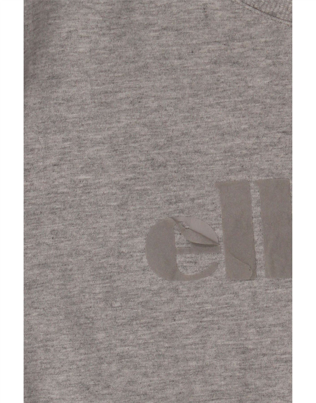 ELLESSE Felpa grafica da uomo in cotone grigio medio