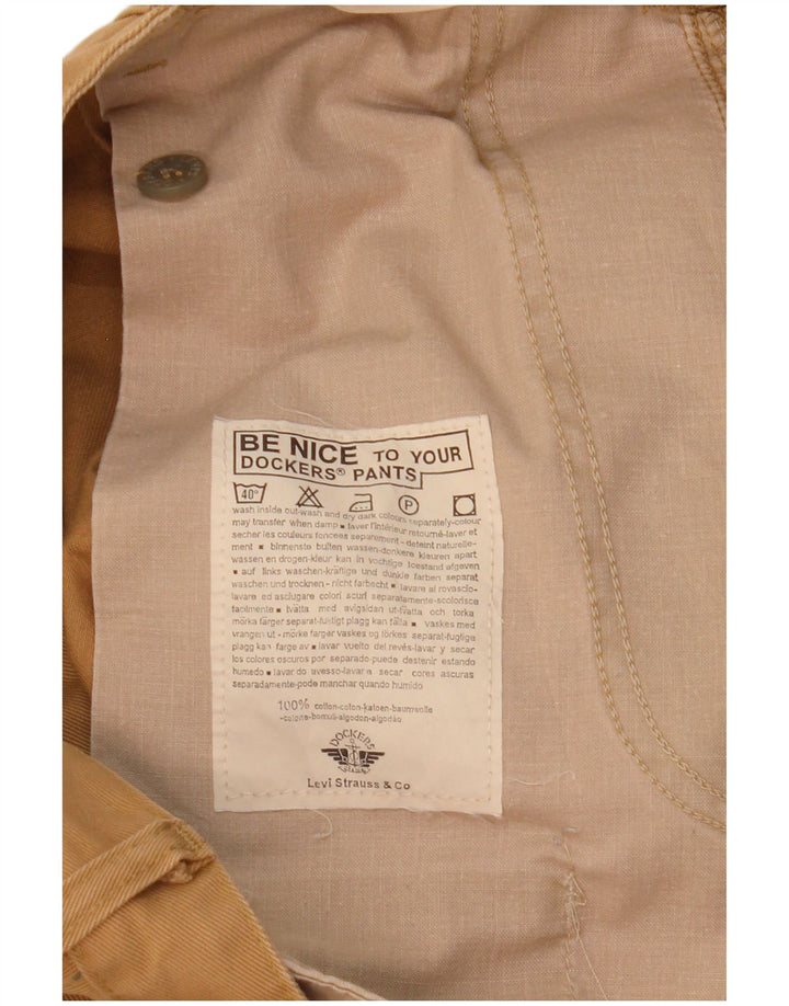 Pantaloni chino con pegging da uomo Dockers W32 L31 Marrone