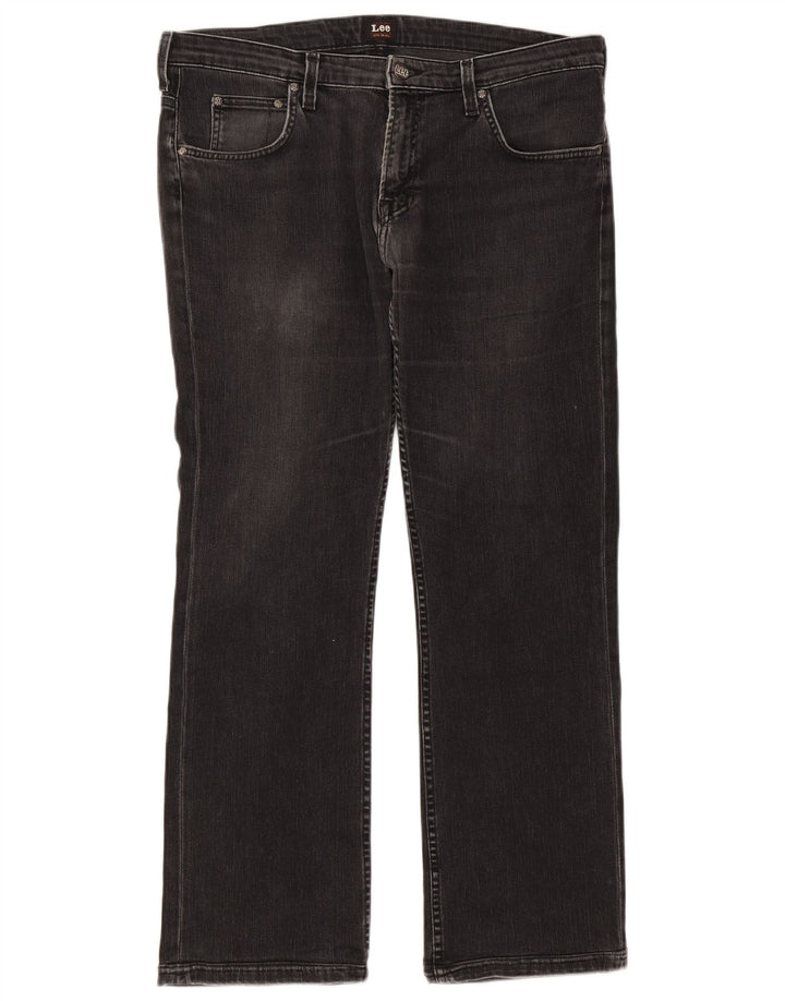 Jeans dritti Lee Knox da uomo W36 L30 cotone nero