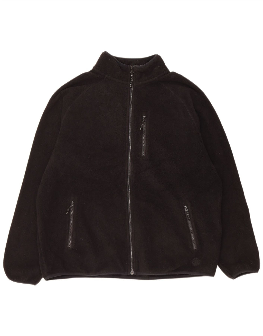 Giacca in pile da uomo Marks & Spencer UK 42 XL poliestere nero