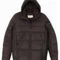 Giacca imbottita con cappuccio da uomo Calvin Klein Jeans UK 42 XL poliestere nero