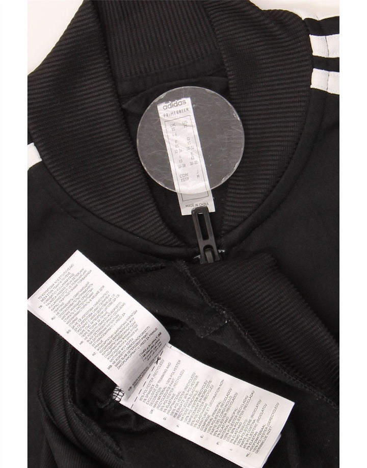 Giacca da tuta da donna ADIDAS UK 4/6 XS poliestere nero