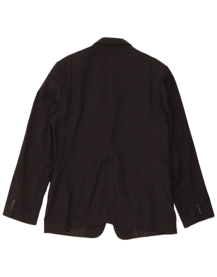 Giacca blazer slim da uomo a 2 bottoni Dolce & Gabbana IT 54 2XL lana nera