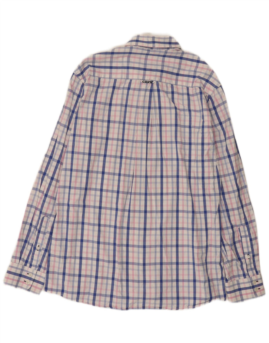 Crew Clothing Camicia da uomo dalla vestibilità classica, grande, in cotone a quadri multicolore