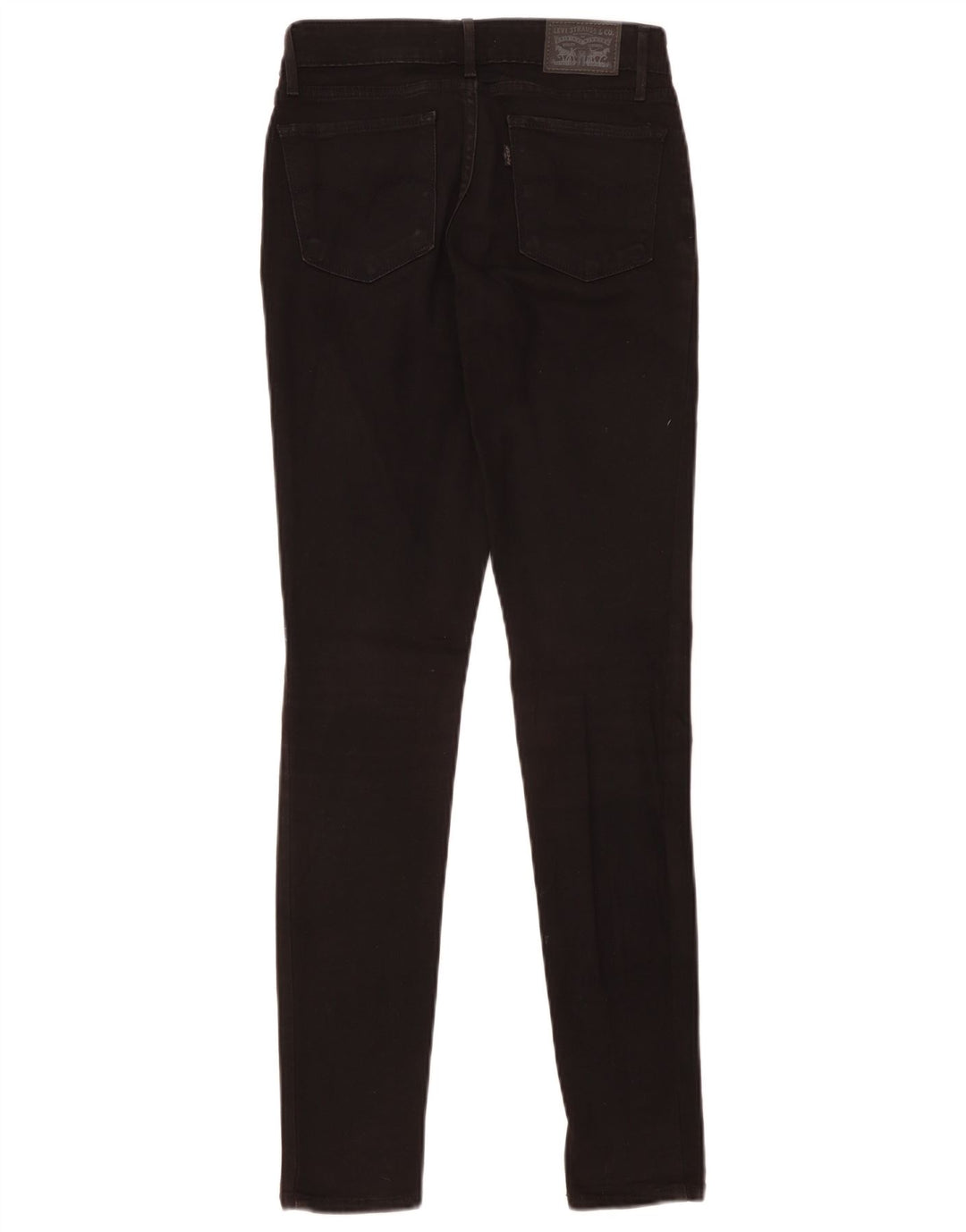 LEVI'S Jeans skinny 711 da donna W26 L30 cotone nero