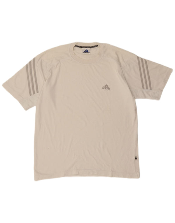 Adidas Mens T-Shirt Top Large White