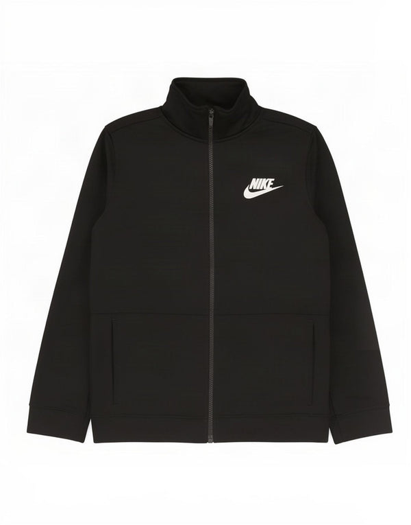Giacca superiore della tuta da ragazzo Nike 12-13 anni grande nera