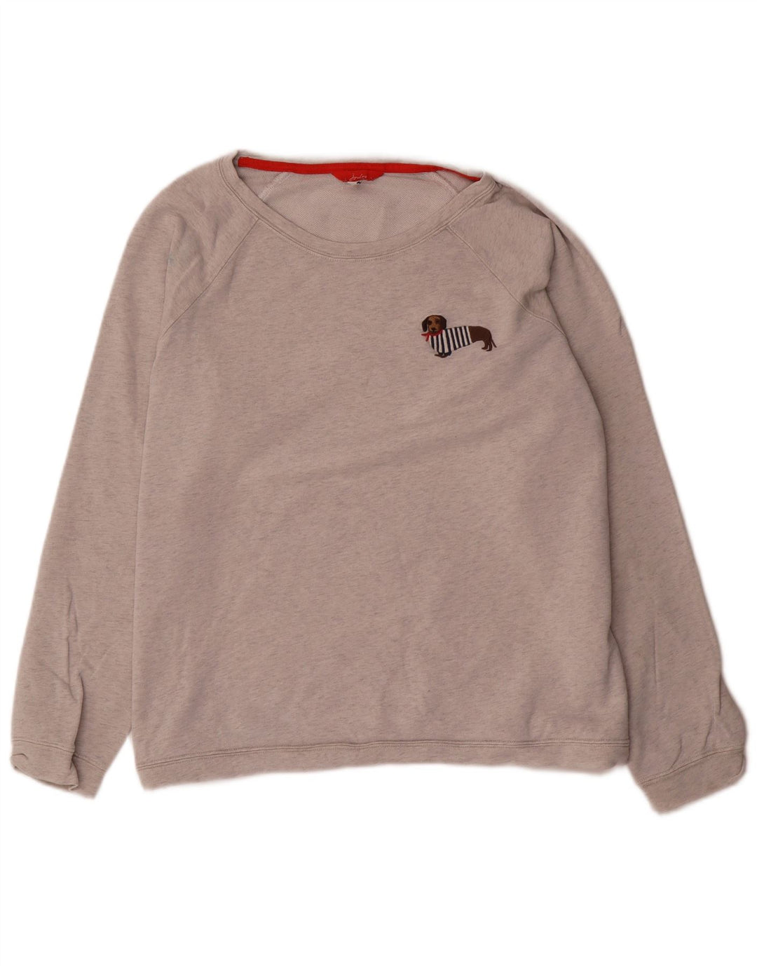 Felpa da donna Joules Jumper UK 18 XL Cotone grigio