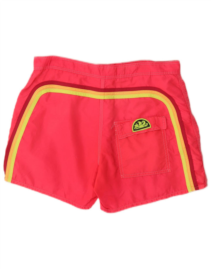 Pantaloncini da bagno da uomo Sundek in nylon rosa medio