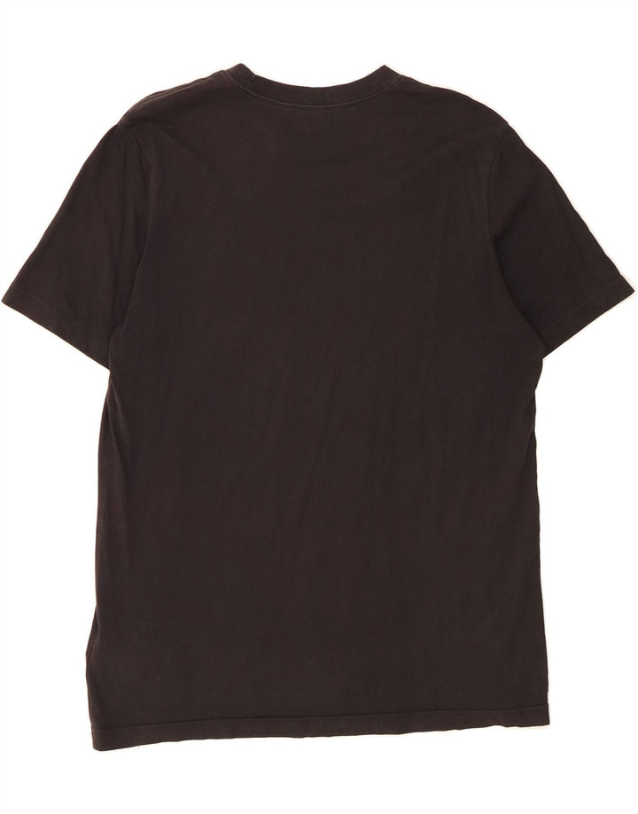 ADIDAS Mens Graphic T-Shirt Top Large Black Cotton Vintage Adidas and Second-Hand Adidas from Messina Hembry 