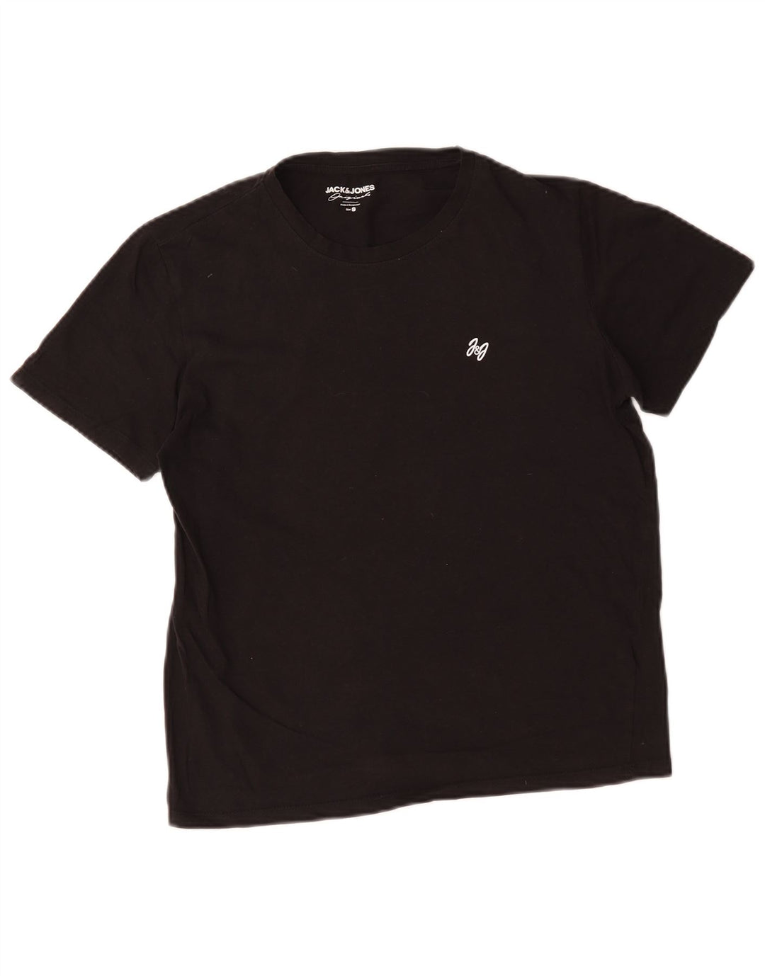 T-shirt da uomo Jack & Jones Top piccola in cotone nero