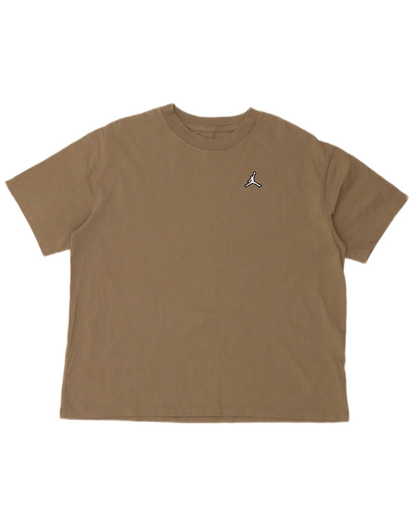 T-shirt ampia da uomo Jordan, vestibilità larga, in cotone beige