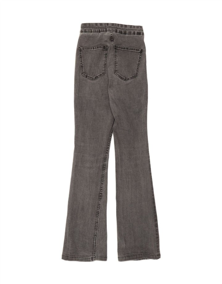 Jeans svasati a vita alta da donna Zara EU 34 2XS W24 L31 Grigio