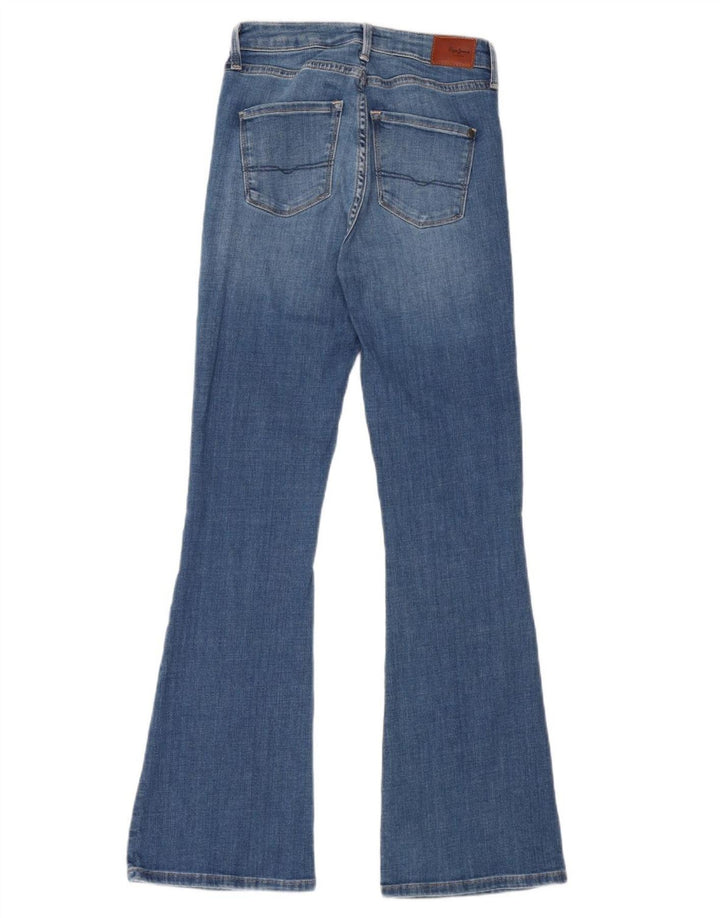 PEPE JEANS Jeans svasati da donna a vita alta vestibilità regolare W25 L30 cotone blu