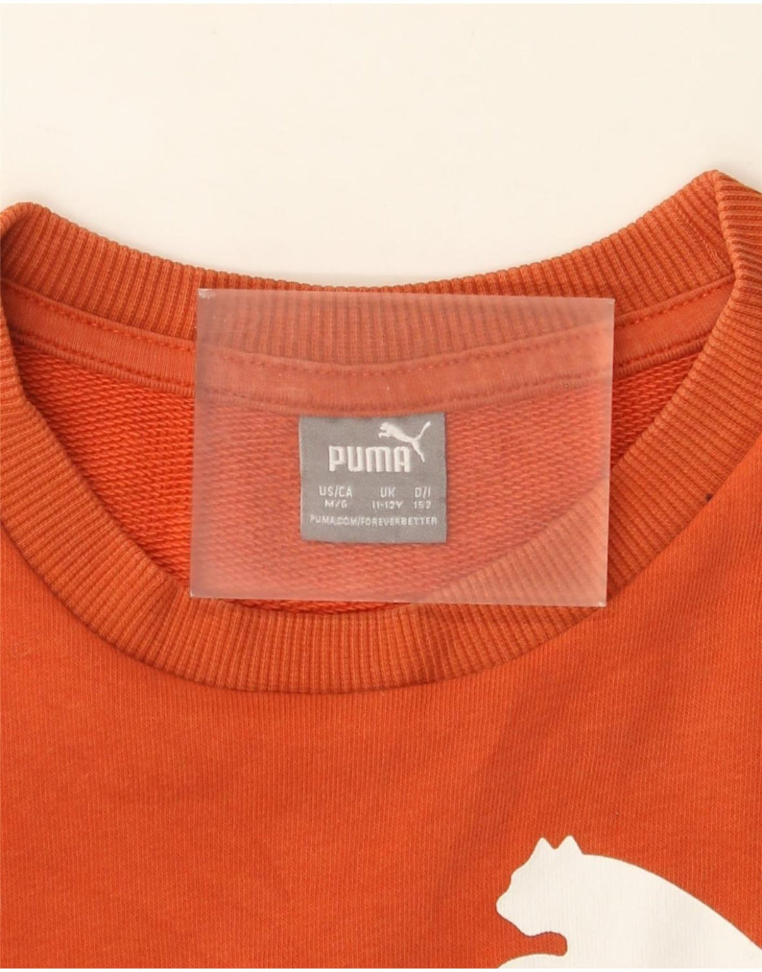 Felpa grafica Puma da ragazzo, 11-12 anni, arancione