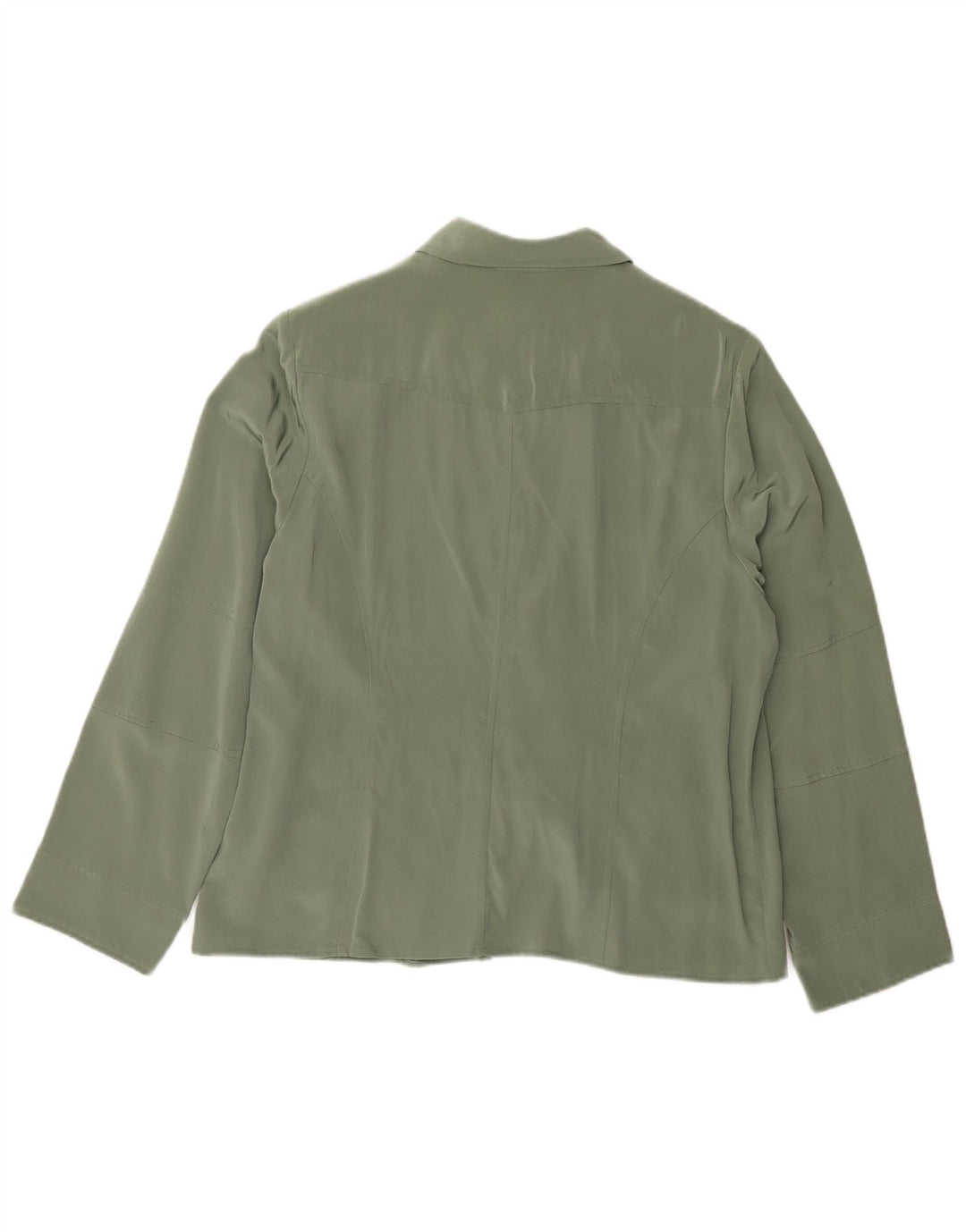 Cherie Camicia Camicetta Donna IT 46 Large Verde Seta