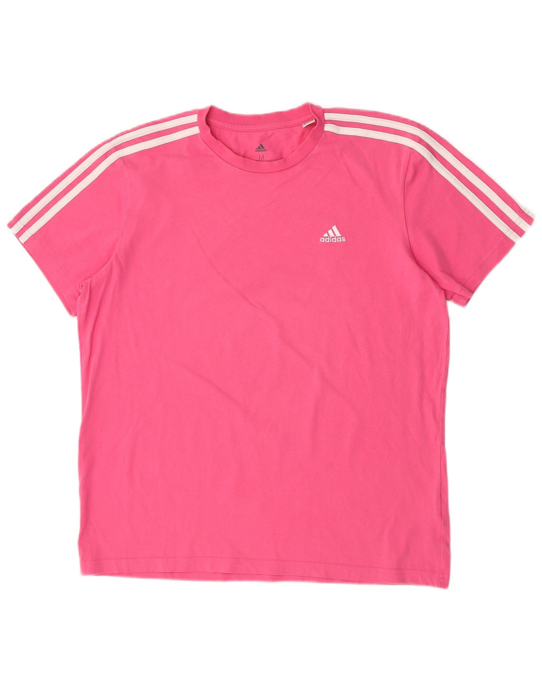 T-shirt da donna Adidas Top UK 12/14 cotone rosa medio