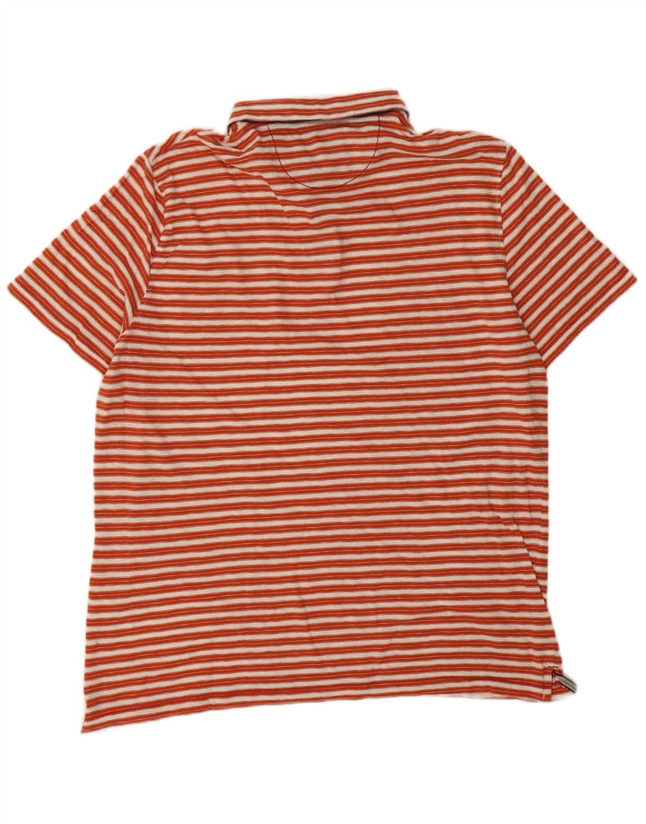 Polo da uomo White Stuff XL in cotone a righe rosse