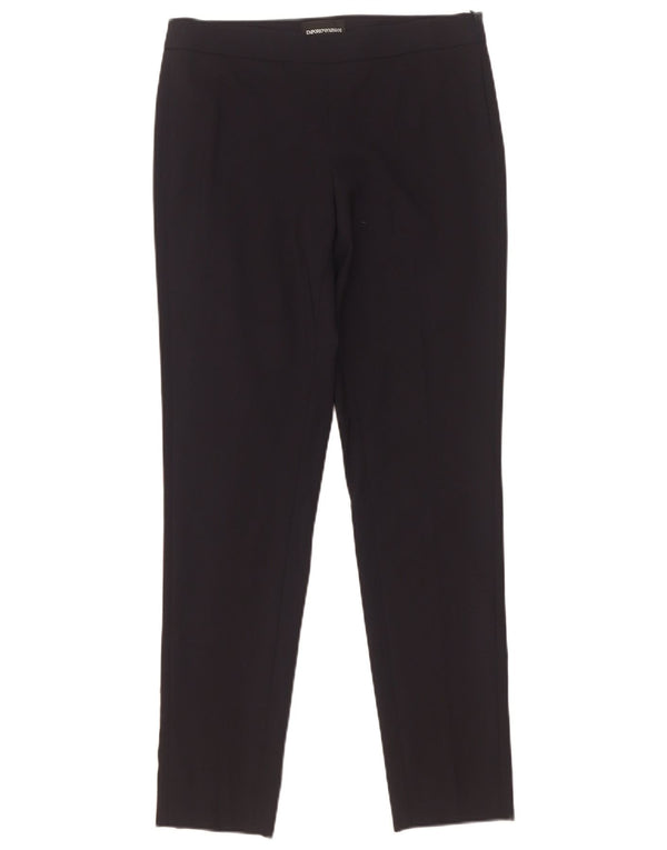 Pantaloni casual slim da donna Armani IT 38 XS W28 L29 Lana nera