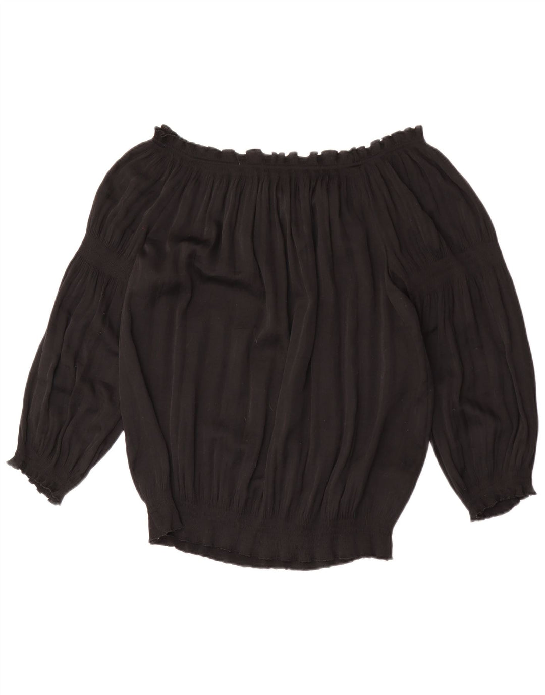Top camicetta con spalle scoperte da donna Calvin Klein UK 18 XL Nero