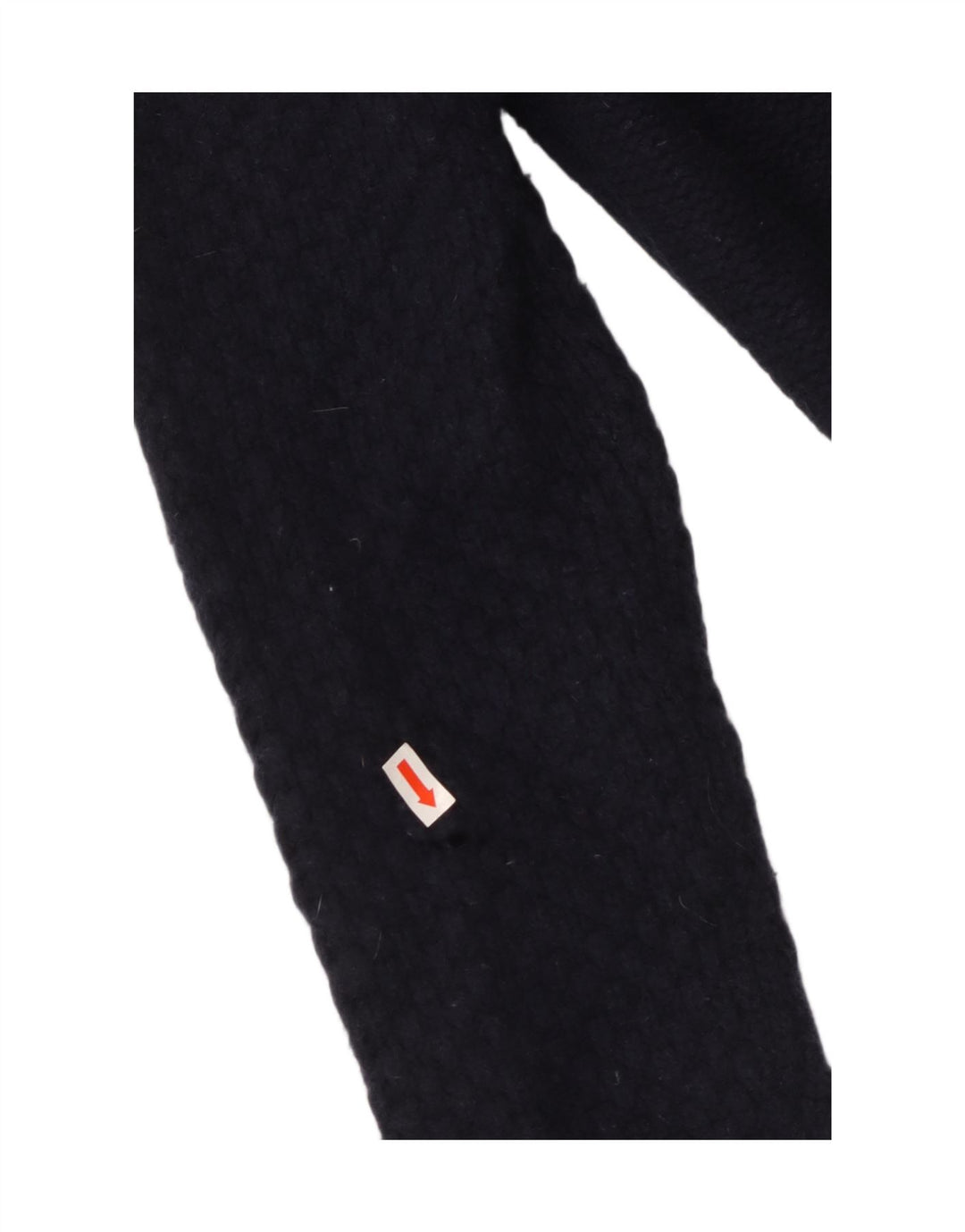 TOMMY HILFIGER Maglione da donna con collo a scialle UK 18 XL Lana blu navy